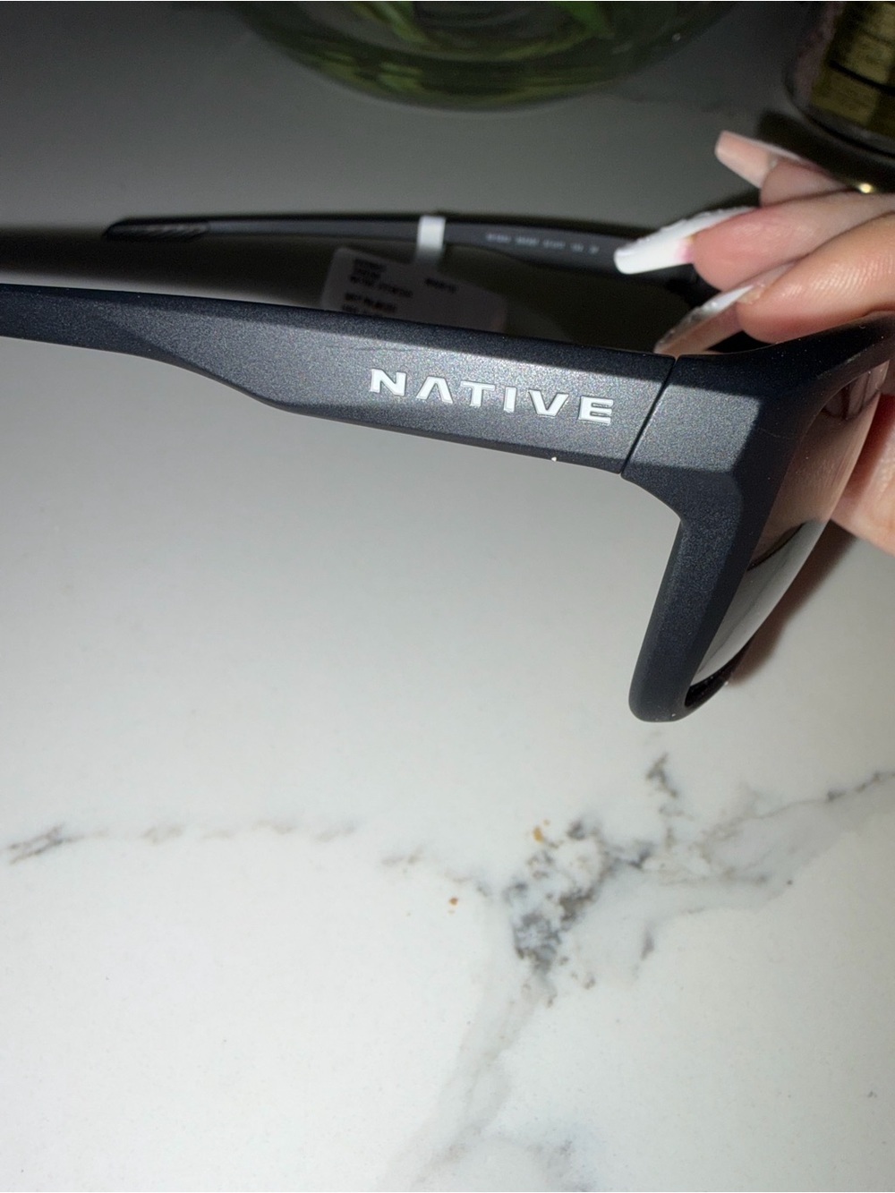 Native Eyewear Tavern Sunglasses Matte Black Grey Polarized NWT - Picture 5 of 5